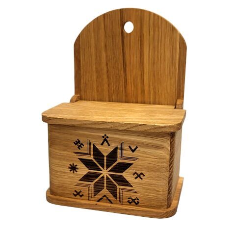 Koka sālstrauks(apaļie stūri)  - ozols ar apdruku 1290402