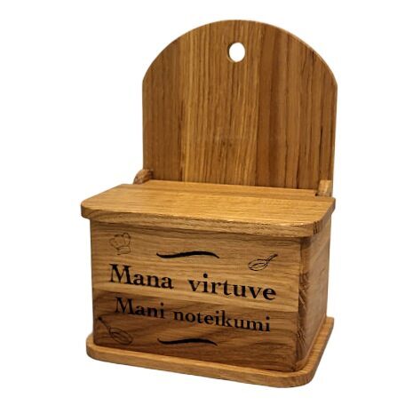 Koka sālstrauks(apaļie stūri)  - ozols ar apdruku 1290404