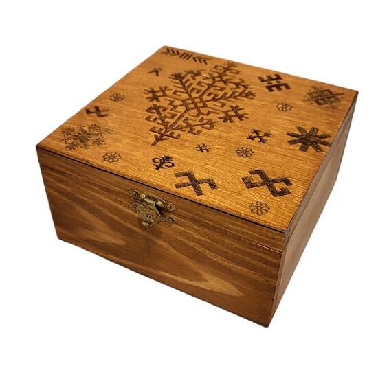 Koka kaste ar gravējumu 421203