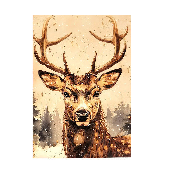 Apsveikumu kartiņa Retro Ziemassvētki 0512993