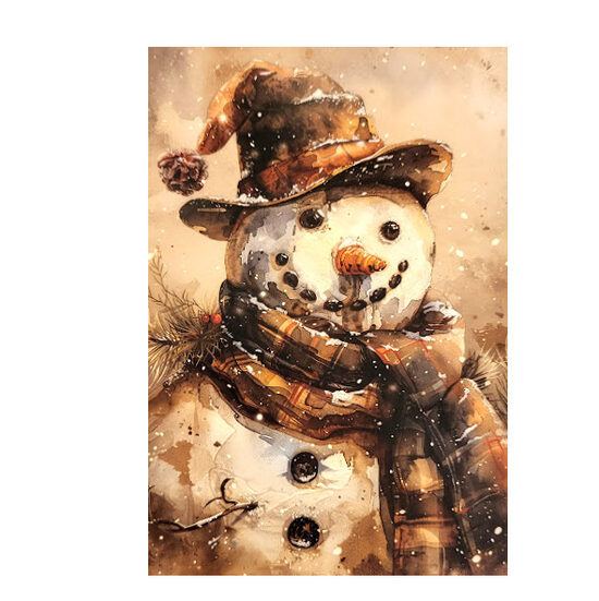 Apsveikumu kartiņa Retro Ziemassvētki 05129102