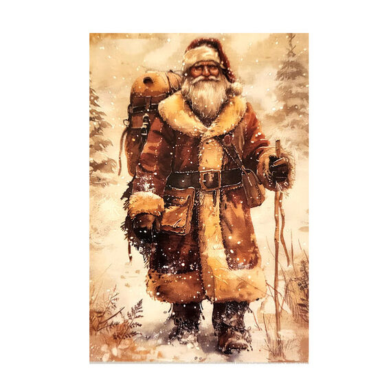 Apsveikumu kartiņa Retro Ziemassvētki 05129108