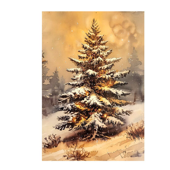 Apsveikumu kartiņa Retro Ziemassvētki 05129109