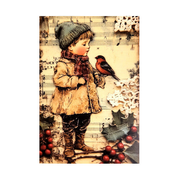 Apsveikumu kartiņa Retro Ziemassvētki 05129112