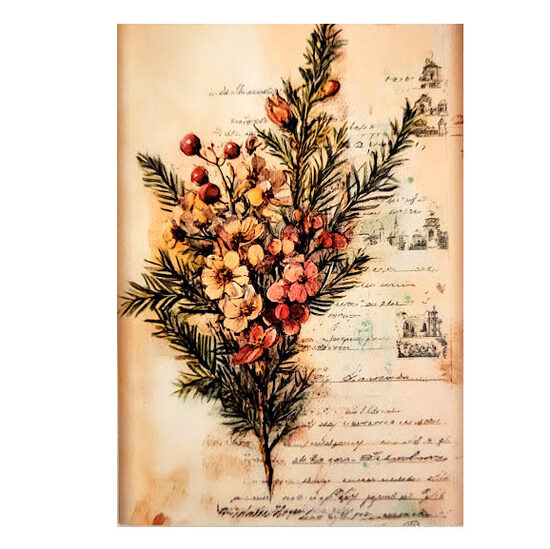 Apsveikumu kartiņa Retro Ziemassvētki 05129113