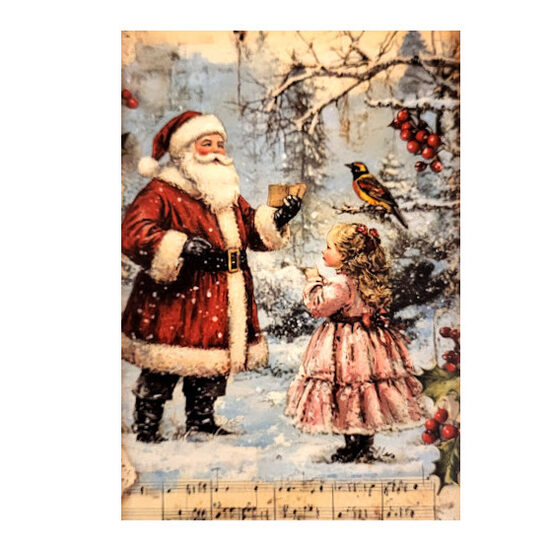 Apsveikumu kartiņa Retro Ziemassvētki 05129115