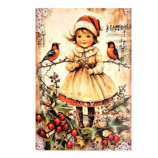 Apsveikumu kartiņa Retro Ziemassvētki 05129117