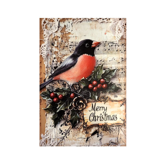 Apsveikumu kartiņa Retro Ziemassvētki 05129124