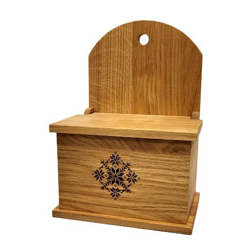 Koka sālstrauks  - ozols ar apdruku 1290307 (kvadrāts)