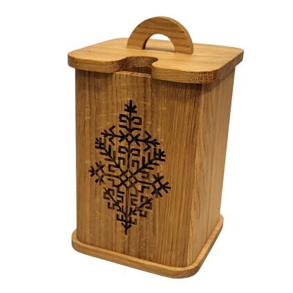 Ozolkoka trauks ar zīmējumu 1290901