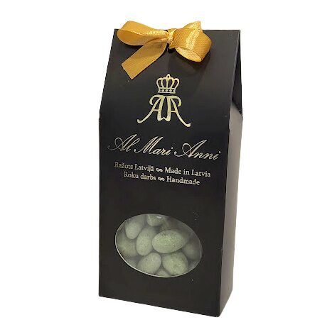 Миндаль в белом шоколаде со вкусом Мохито