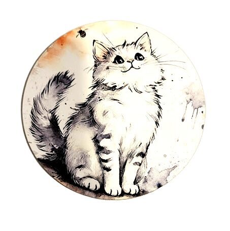 Finiera glāžu paliktnis "Kaķu personības" 0519527