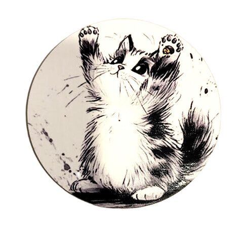 Finiera glāžu paliktnis "Kaķu personības" 05195