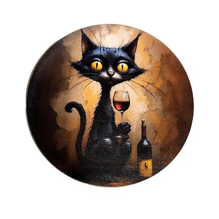 Finiera glāžu paliktnis "Kaķu personības" 0519534