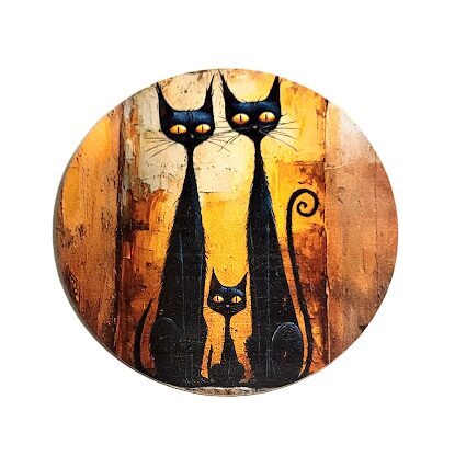 Finiera glāžu paliktnis "Kaķu personības" 0519538