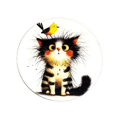 Finiera glāžu paliktnis "Kaķu personības" 0519544