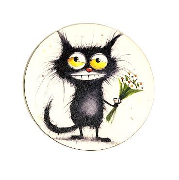 Finiera glāžu paliktnis "Kaķu personības" 0519547