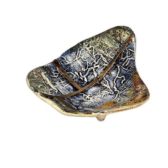 Керамическое блюдо – Земля Мары (Узор корней)