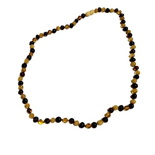 Exclusive Natural Amber Necklace "Earth Power" (60 cm)-06