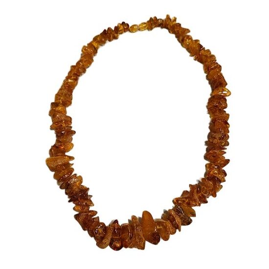 "From Small to Large" – Graduated Amber Necklace
