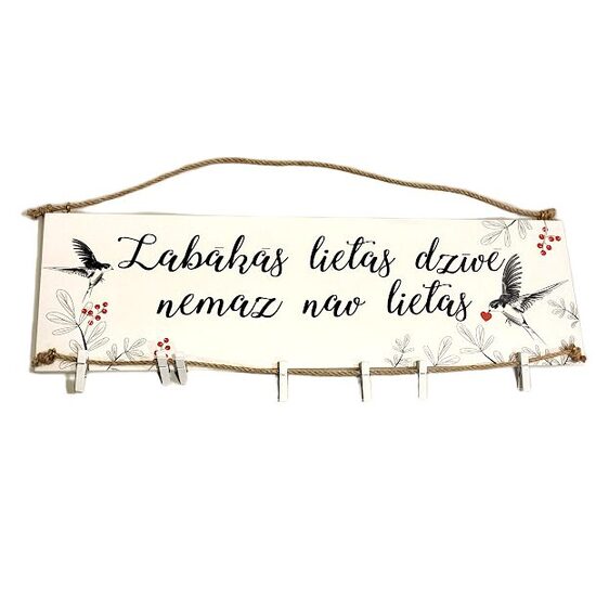 Dēlis ar knaģiem "Labākās lietas dzīvē"