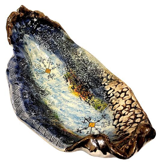  Artistic Ceramic Vessel "Cradle of the Northern Daughter" 