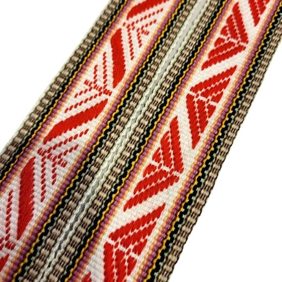 Authentic Handmade Cotton Sash "Fiery Sun"