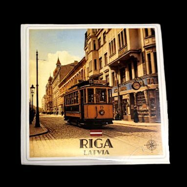 Decorative Sticker "22 Čaka Street" (6x6 cm) 