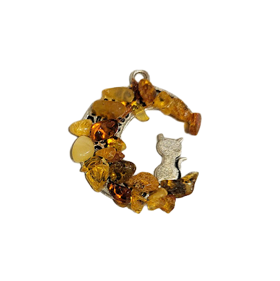 Kulons ar dzintaru – Kaķis uz mēness