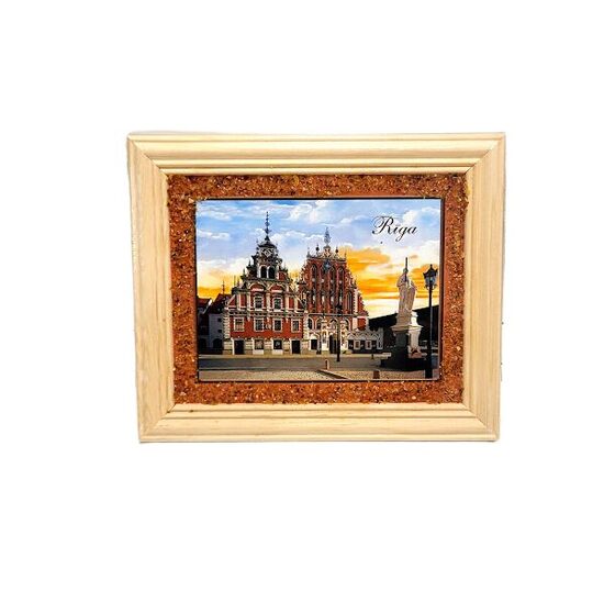 Amber Painting with Riga View 440596