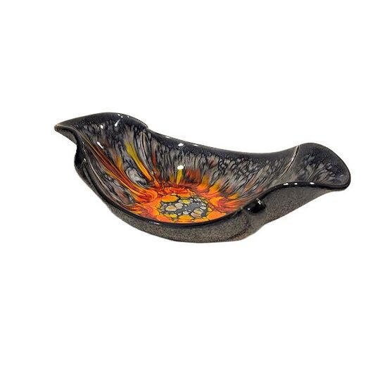 Handcrafted Wavy Clay Vessel (Small) 1103305 
