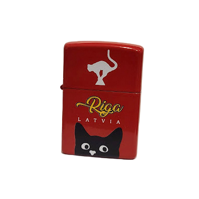 Souvenir lighter "Riga Symbol" (Red) 