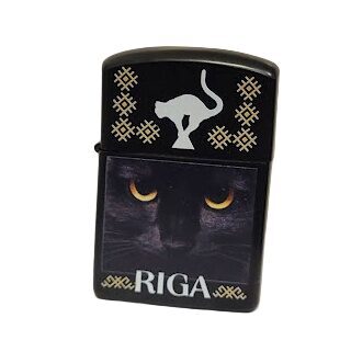 Souvenir lighter "Black Cat Eyes" (Black) 