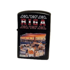 Souvenir lighter "Panoramic View" (Black) 