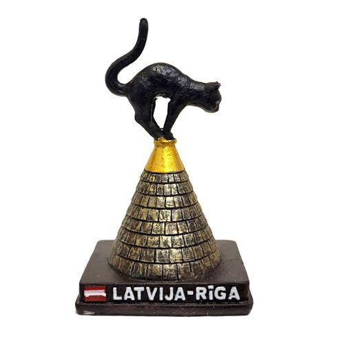 Decorative souvenir figurine "Riga Black Cat" (11 cm) 