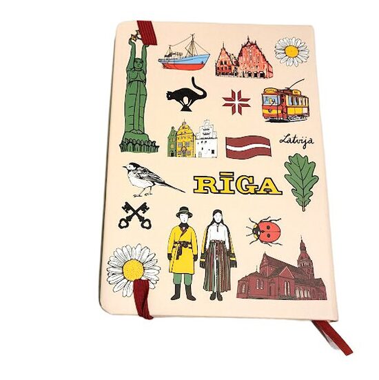 Notebook with Elastic Band "Riga Cat" 1501401 