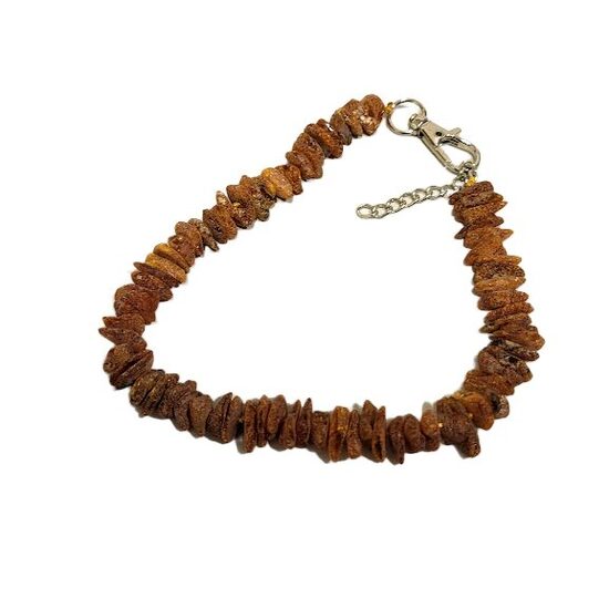 Natural Baltic Amber Collar for Dogs and Cats (30 cm) 