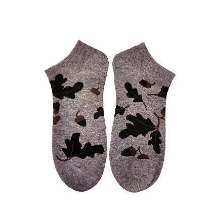 Men's Low-Cut Socks "Oak Leaves" (size 41-46) 1481101 