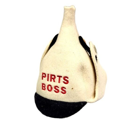 Sauna Hat Pointed Shape "Pirts boss"-2