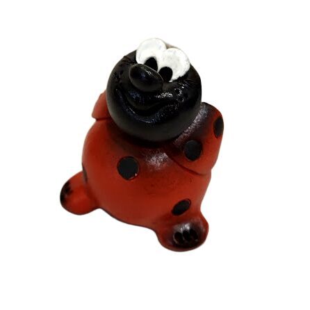 Ceramic toothpick holder "Ladybug" (Handmade) 