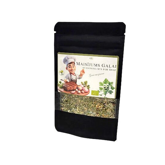 Seasoning mix for meat with sea salt, 25 gr BIO
