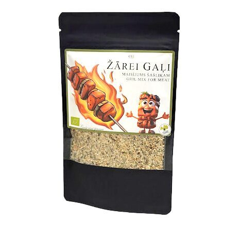Spice mix for shashlik “Žārei Gaļi” with sea salt, 70 gr BIO