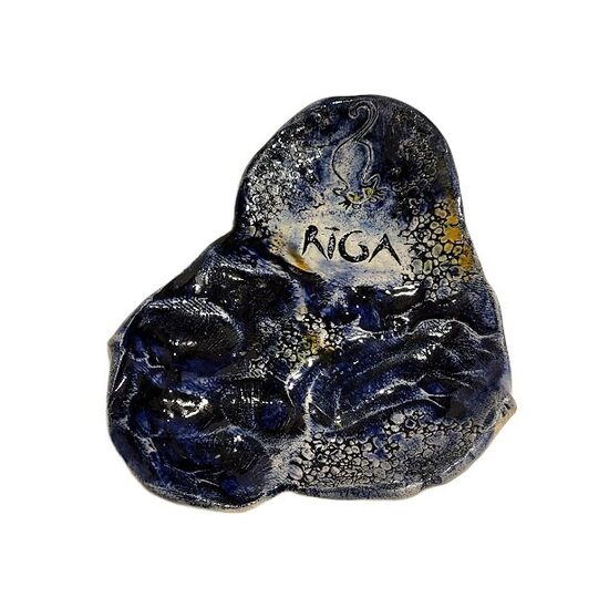 Clay snack plate "Riga" 1872518 