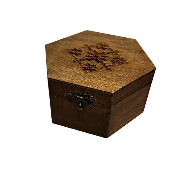 Exclusive wooden box "Power symbol" 420606 