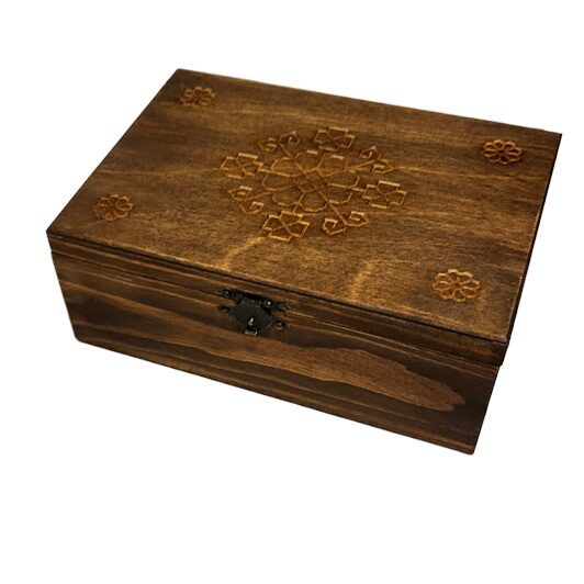 Exclusive wooden box "Power symbol" 421402 