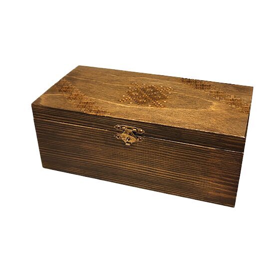 Exclusive wooden box "Power symbol" (17x12x6 cm) 421802 