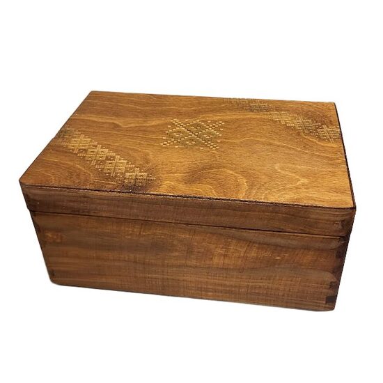 Wooden box "Power symbols" (30 x 20 x 14 cm) 421902 