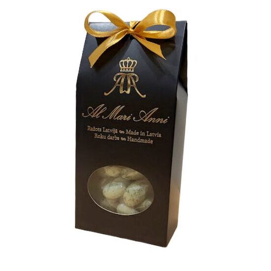 Almonds in Dark Chocolate with Mojito Flavor 