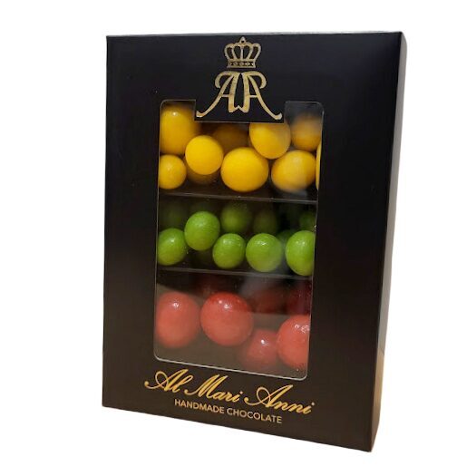 Fruit and Berry Assortment in Chocolate (Pineapple, Rhubarb, Cherry) 