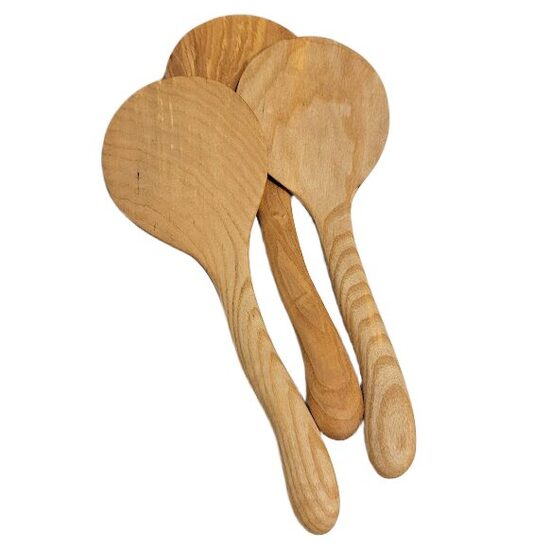 Oak Wood Pancake Spatula (~30x11 cm) 